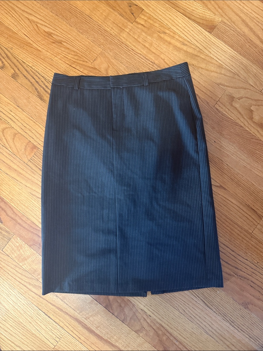 GAP Black Pinstripe Pencil Skirt